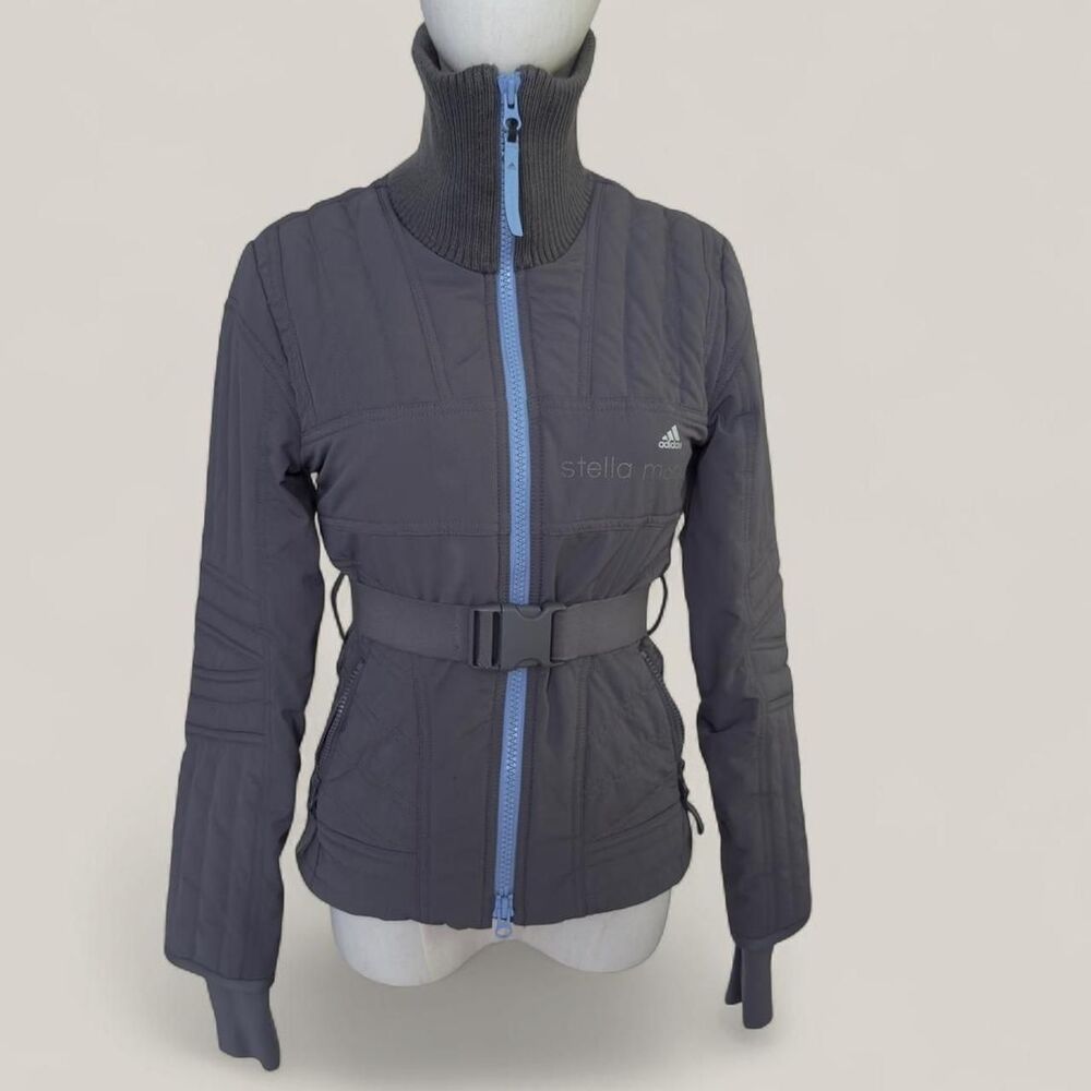 Stella McCartney x Adidas Primaloft Belted Jacket Gray XS